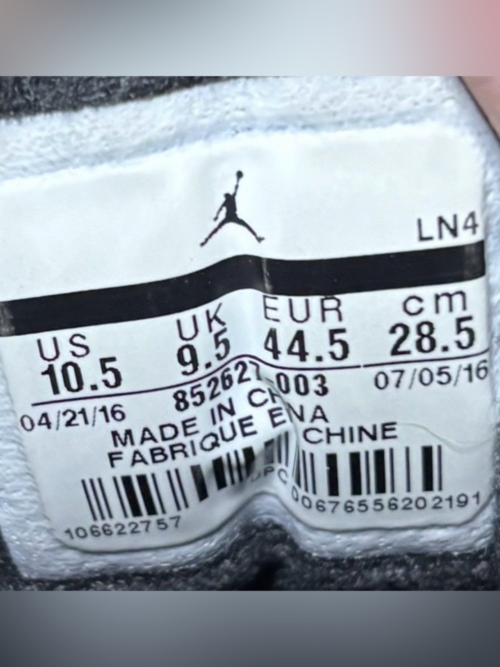Air Jordan 12 Retro Wool Size 10.5 - Picture 6 of 8